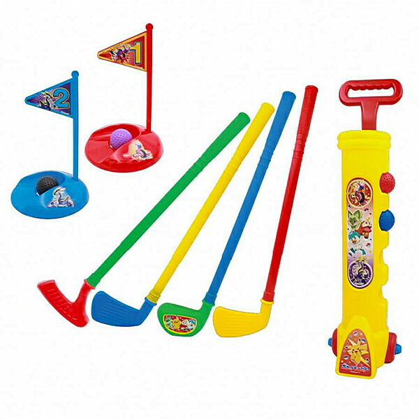 楽天市場】ポケットモンスター デラックスゴルフセット ゴルフ クラブ