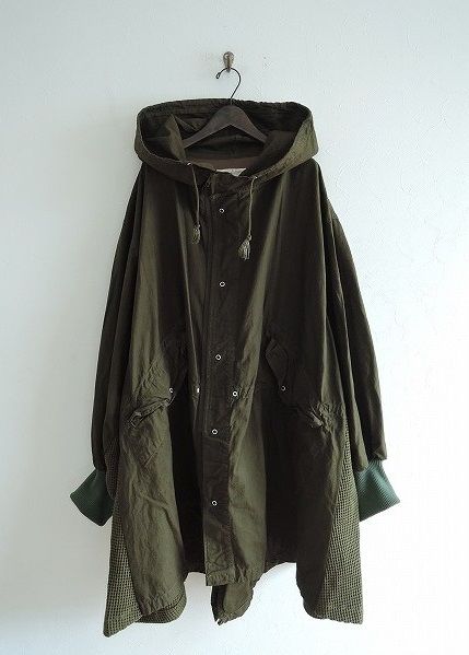 77circa M-51 parka リメイク モッズコート カーキ 世界の