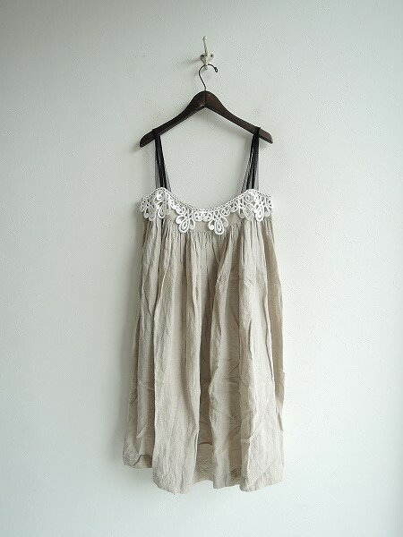 楽天市場 ポーリン Pollin レース使いリネンキャミソールワンピース 中古 41g91 高価買取中 ブランド古着買取drop
