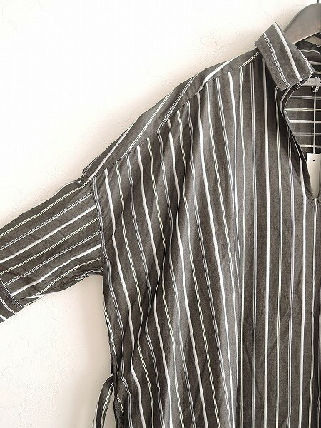 楽天市場 美品 イチ Ichi ストライプ柄コットンスキッパーシャツワンピース F 中古 91k91 高価買取中 ブランド古着買取drop