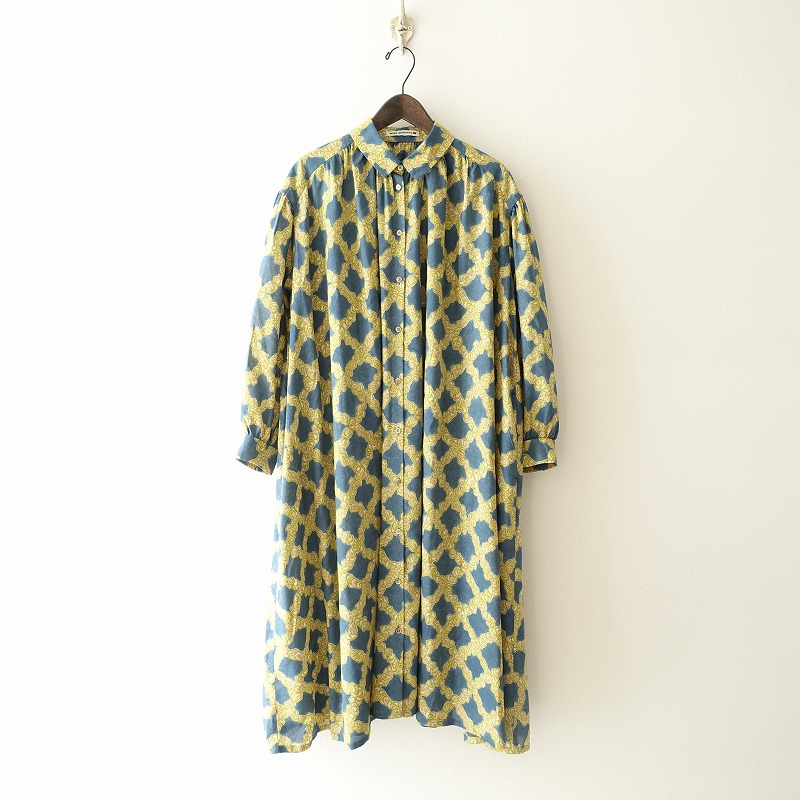 楽天市場 19 Aw ミナペルホネン Mina Perhonen Petal Check プリントシャツドレスワンピース 36 中古 12a02 高価買取中 ブランド古着買取drop