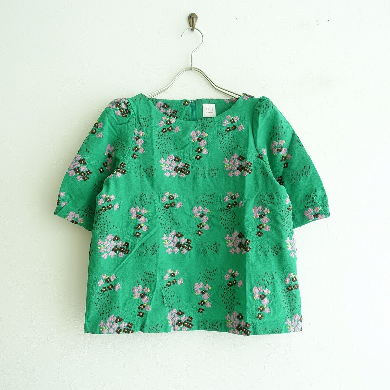 楽天市場 ビュルデサボン Bulle De Savon 花柄ジャガード織りナイロンコットンプルオーバー F 中古 e02 高価買取中 ブランド古着買取drop