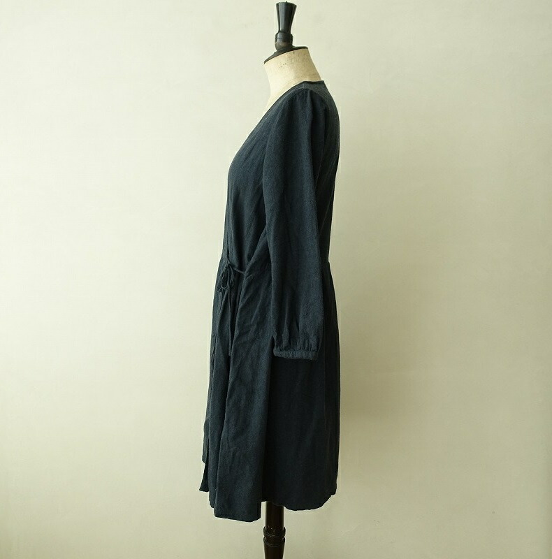 楽天市場 ビスクバイネストローブ Bisque By Nest Robe コットンウールペイズリーカシュクールワンピース 中古 13h02 高価買取中 ブランド古着買取drop