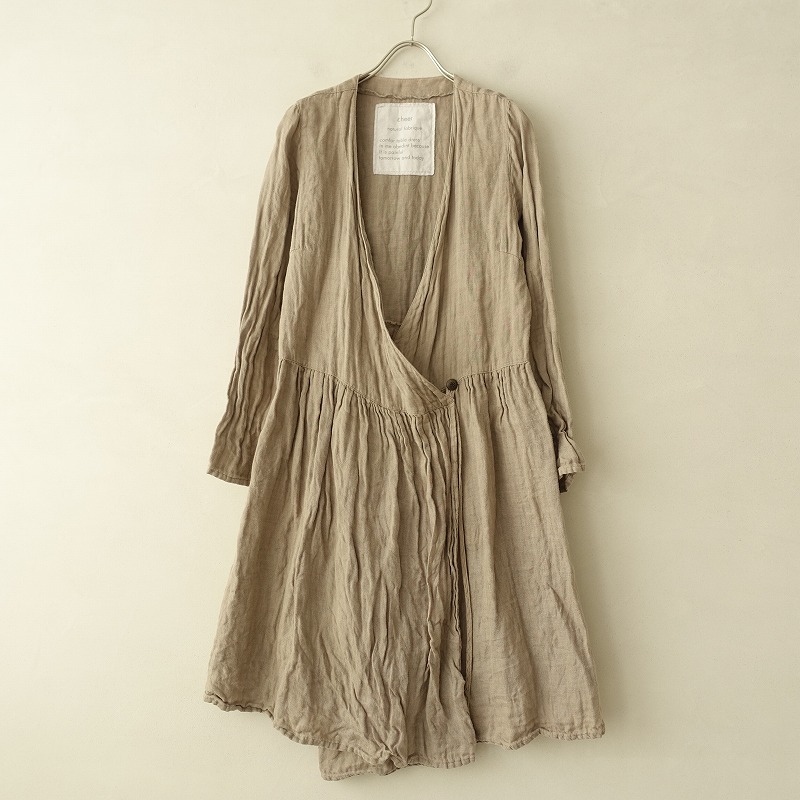 人気 Cheer札幌 リネン100 のワンピース 札幌浅草 ロングワンピース News Elegantsite Gr