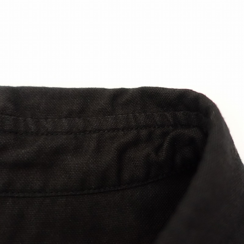 楽天市場 黒染 モリカゲシャツ Morikage Shirt Kyoto コットンリネン丸襟シャツワンピース S 中古 91a12 高価買取中 ブランド古着買取drop
