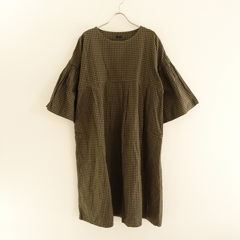 魅力的な イチ Ichi コットンチェックフレアスリーブワンピース 中古 22a12 高価買取中 ブランド古着買取drop 年最新海外 Www Toyotires Ca