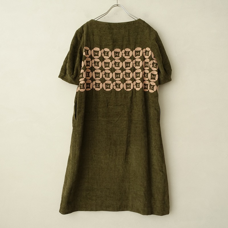 楽天市場 ミナペルホネン Mina Perhonen Dear 刺繍パイルワンピース 36 中古 02b12 高価買取中 ブランド古着買取drop