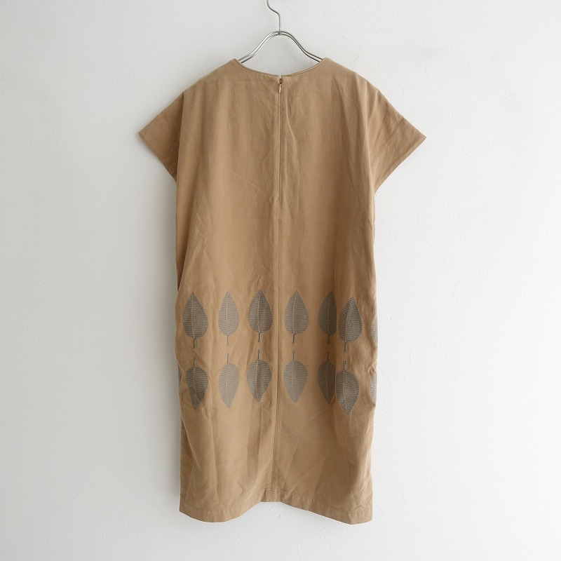 楽天市場 ミナペルホネンランドリー Mina Perhonen Laundry Happa 葉っぱ刺繍ドレスワンピース 38 中古 52b12 高価買取中 ブランド古着買取drop