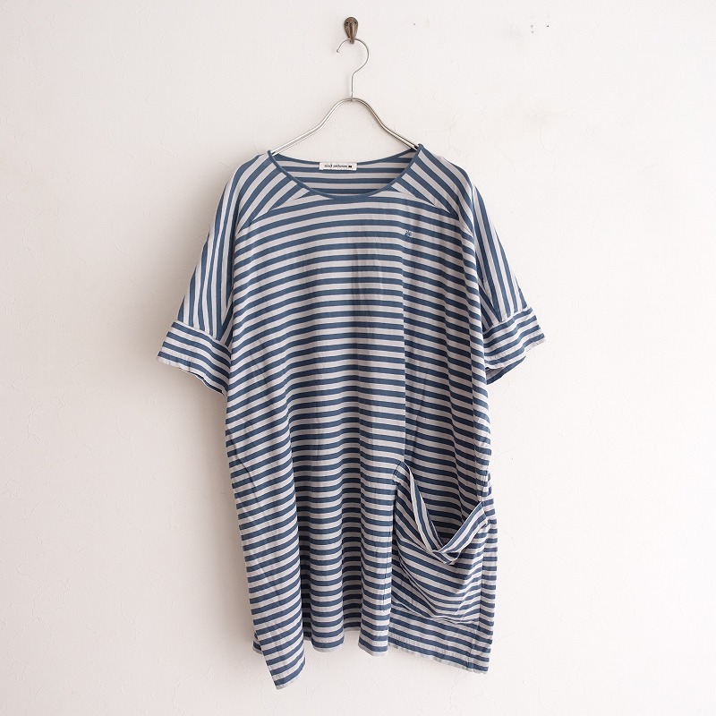 Mina ミナペルホネン 中古 ブランド古着買取drop 高価買取中 Ocean レディースファッション Perhonen 72b12 Mina Borderボーダービッグカットソーチュニック チュニック