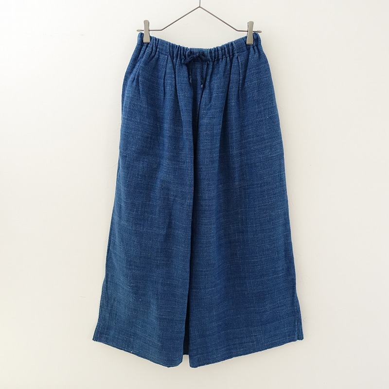 楽天市場 ミッタン Mittan 藍染めコットンワイドイージーパンツ 1 中古 41b12 高価買取中 ブランド古着買取drop