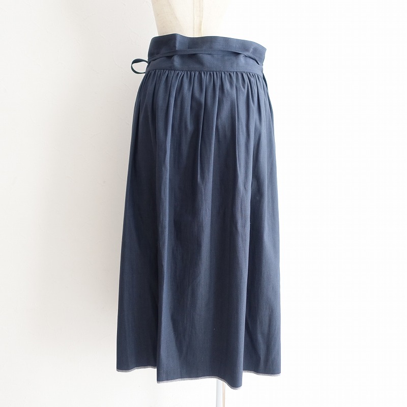 見事な えみおわす リネン巻きスカート ilam.org