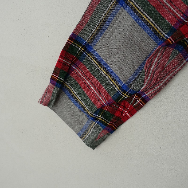 美品 ワンピース イチ アンティークス Ichi Ichi Antiquite S Linen Tartan Antiquite S Shirt Dress ワンピース 中古 92c12 高価買取中 ブランド古着買取drop