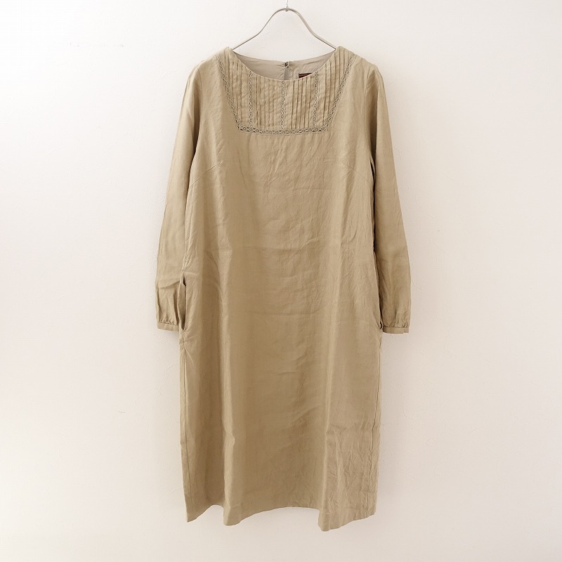 リゼッタ プチロブノアール Lisette La Petite Robe Robe Noire La シルクリネンレース付きワンピース Lisette 36 中古 42d12 高価買取中 ブランド古着買取drop