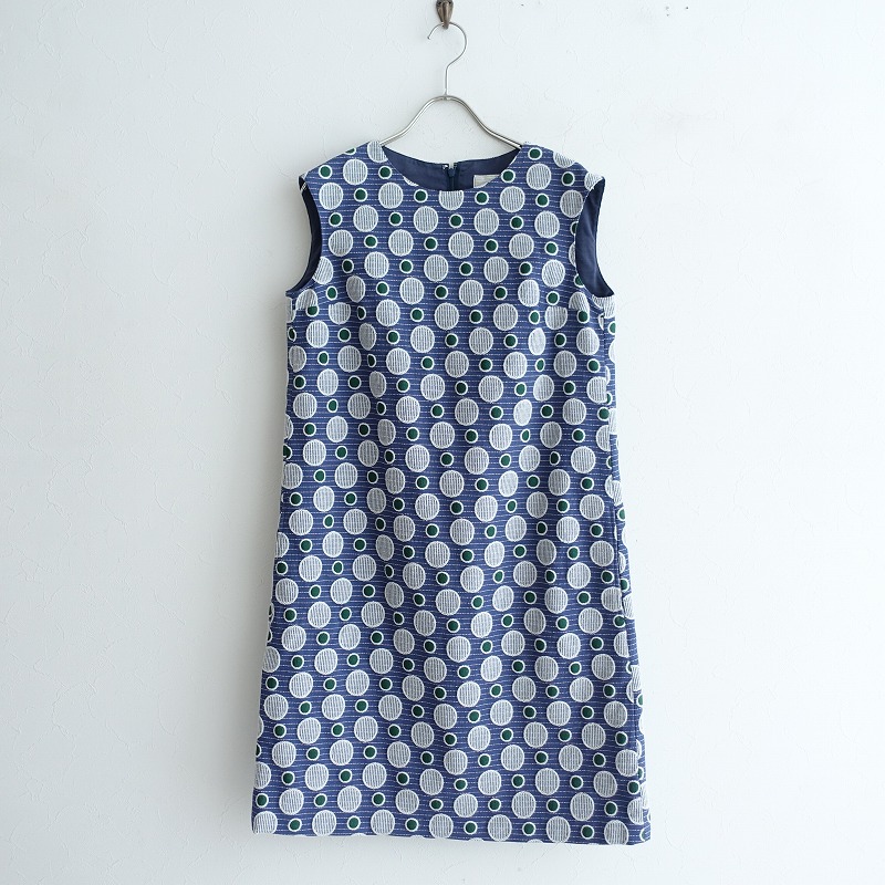 サリースコット Sally Scott ドット刺繍コットンノースリーブワンピース 9ar 中古 92e12 高価買取中 Shopegood Com