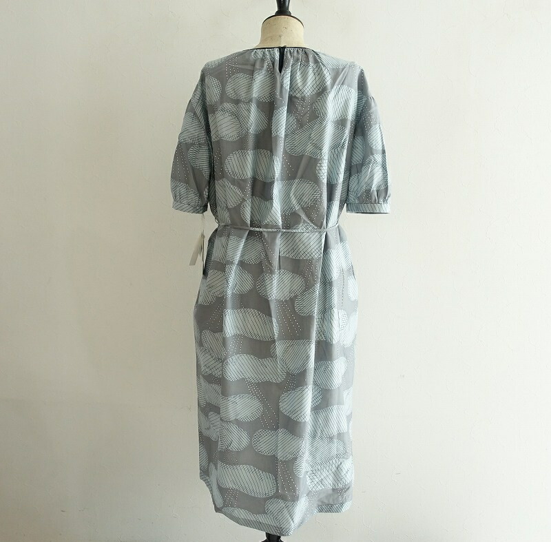 21ss 未使用品 After Perhonen ミナペルホネン Rain ミナペルホネン 40f12 中古 ワンピース After ブランド古着買取drop Mina ワンピース 40 高価買取中