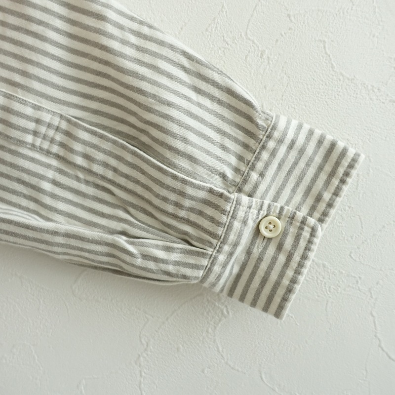 マーガレットハウエル 90f12 ワンピース コットンウールストライプシャツワンピース ブランド古着買取drop Margaret Howell 高価買取中 中古 Margaret Howell F