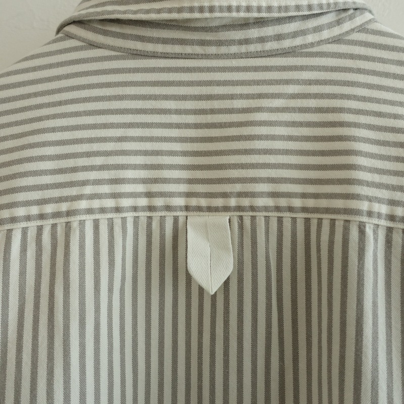 マーガレットハウエル 90f12 ワンピース コットンウールストライプシャツワンピース ブランド古着買取drop Margaret Howell 高価買取中 中古 Margaret Howell F