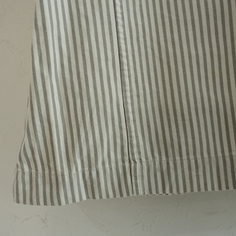 マーガレットハウエル 90f12 ワンピース コットンウールストライプシャツワンピース ブランド古着買取drop Margaret Howell 高価買取中 中古 Margaret Howell F