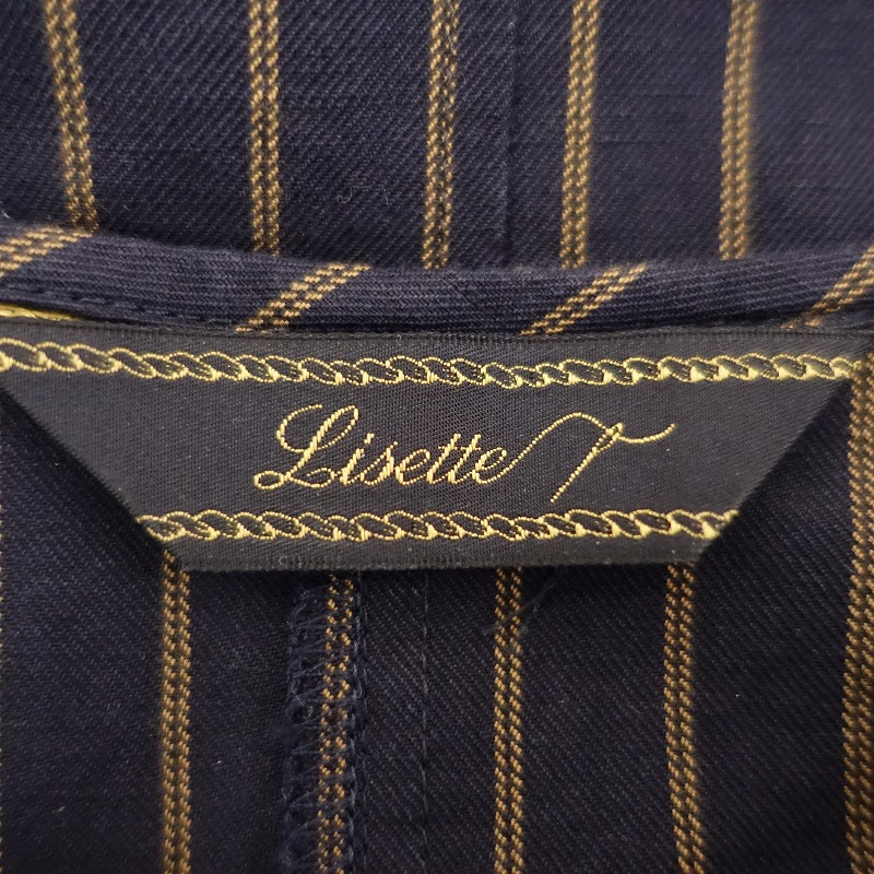 リゼッタ Lisette リネンコットンストライプワンピース 中古 42f12 高価買取中 Rvcconst Com