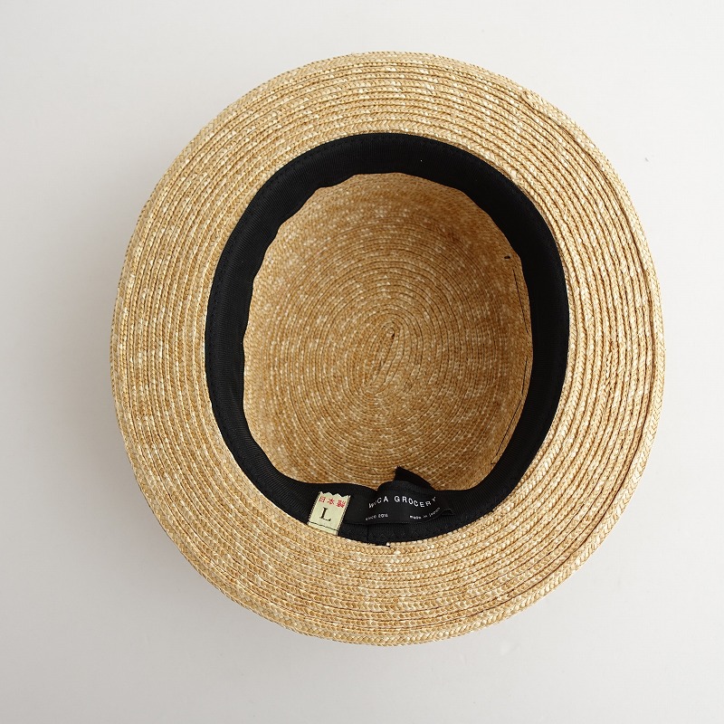ウィカグロサリー Wica Grocery 天然素材ハット カンカン帽 中古 62f12 高価買取中 Rvcconst Com