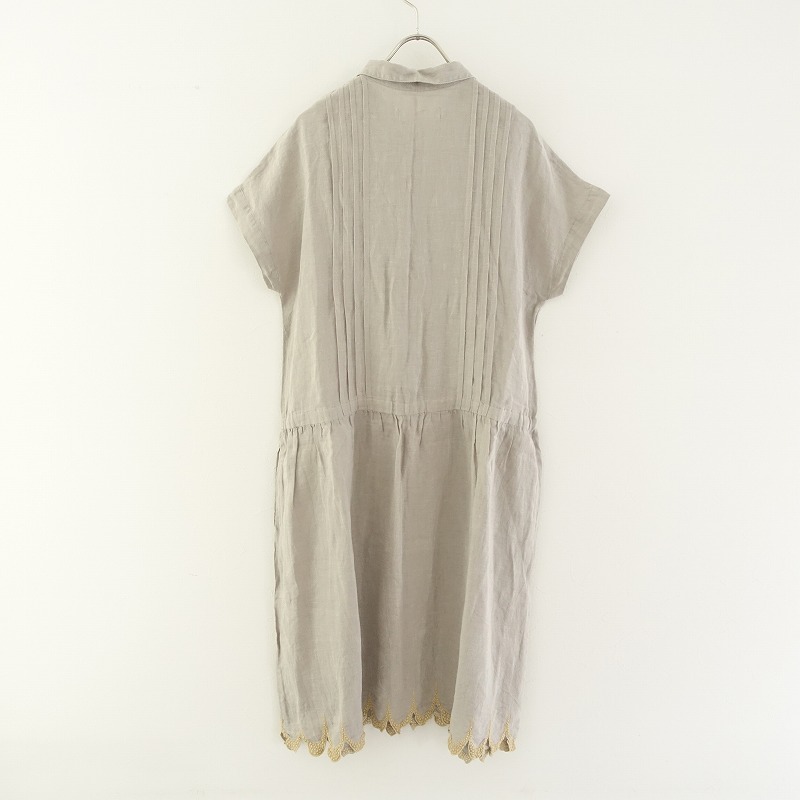 リゼッタ Lisette リネンヘム刺繍ブラウジングワンピース リゼッタ ワンピース 中古 52g12 Lisette 高価買取中 ブランド古着買取drop