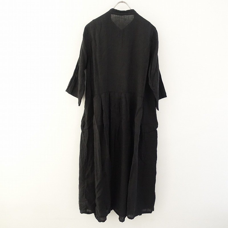 ネストローブ Nest Robe リネン切替えタックワンピース ネストローブ 中古 Nest 61g12 ワンピース 高価買取中 ブランド古着買取drop