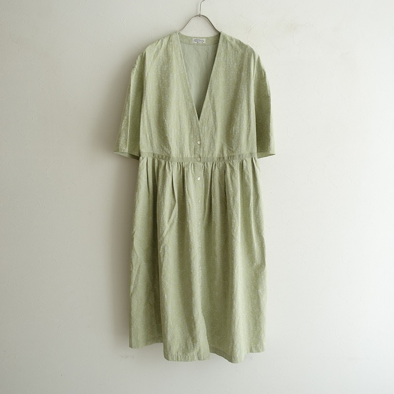 70h12 フラワージャガードフロントボタンワンピース Sally Scott Scott ブランド古着買取drop ワンピース Sally 高価買取中 中古 9ar サリースコット