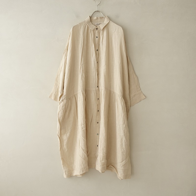 奇麗さ気位 イチ アンティークス Ichi Antiquite S リネンワイドシャツワンピース F 真只中古 i12 高価買求める中 Nenewsroom Com