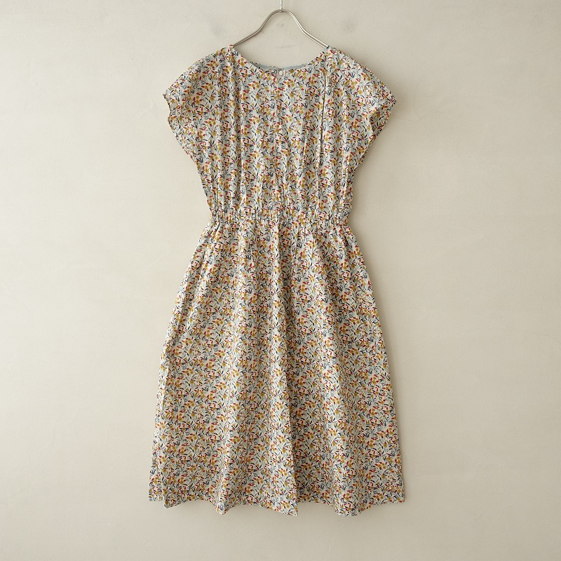 美品 マッキントッシュフィロソフィー Mackintosh Philosophy フラワープリントフレンチスリーブワンピース 36 中古 i12 高価買取中 Gamerzos Com