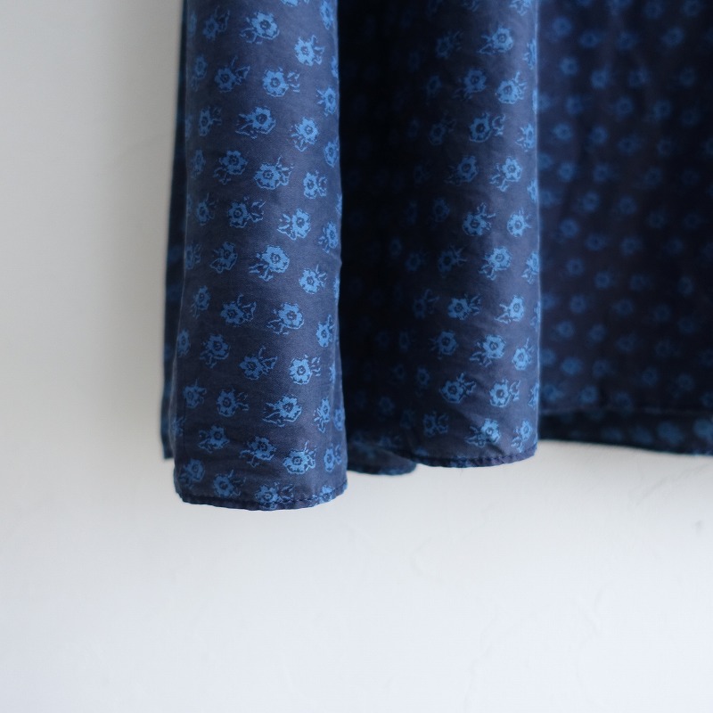 藍染 トゥジュー Toujours シルク花柄カシュクールワンピース 中古 03i12 高価買取中 Liceochiloe Cl