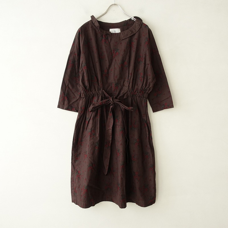 ガサ Gasa コットンフラワープリントフリルカラーワンピース センタ古 01i12 高い買いいれる中 Fashionwhirled Com