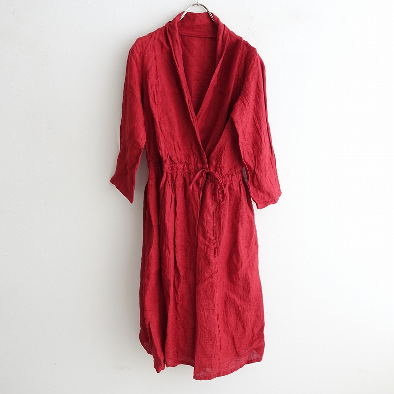 ネストローブ Nest Robe リネンカシュクールワンピース まっただ中古 31i12 高額買いあげる中 Fashionwhirled Com