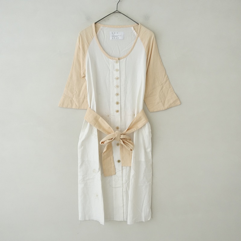 美品! Si-Si-Si comfort リネン ウーパールーパー ワンピース Si-Si-Si comfort｜スースースーコンフォート｜ウールリネン