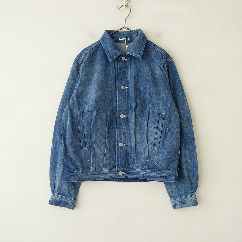 【未使用】AURALEE SELVEDGE FADED LIGHT DENIM