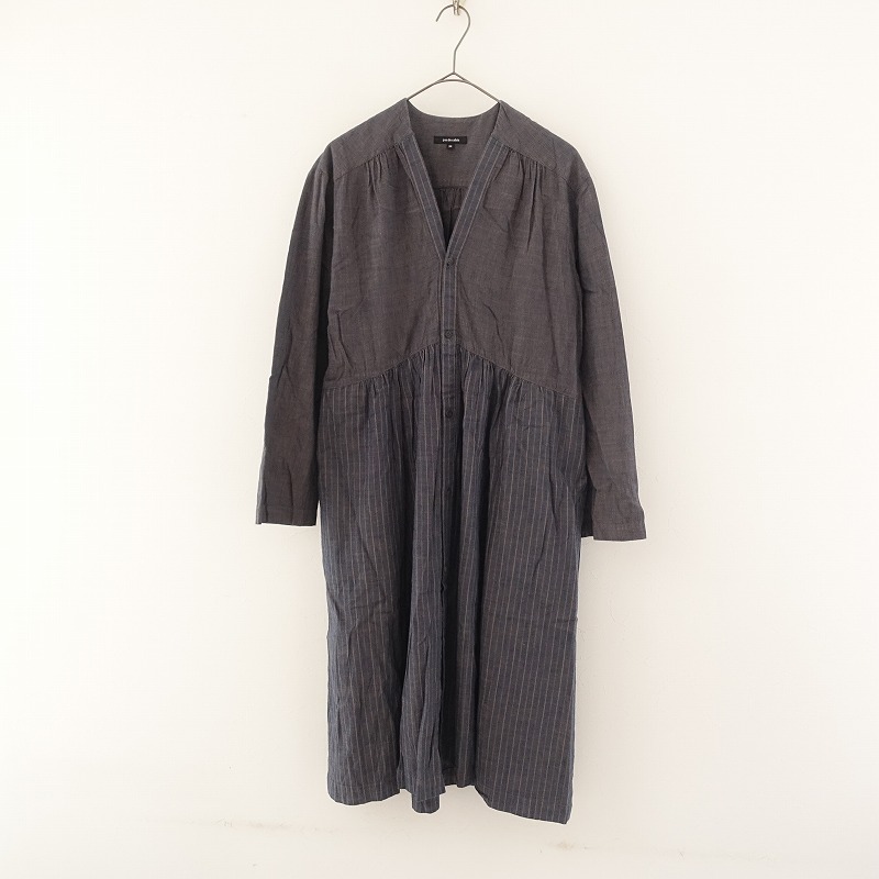 kitta 草木染め　ロングワンピース 楽天市場】キッタ kitta 天然草木染め長袖ワンピース【中古】【32G32