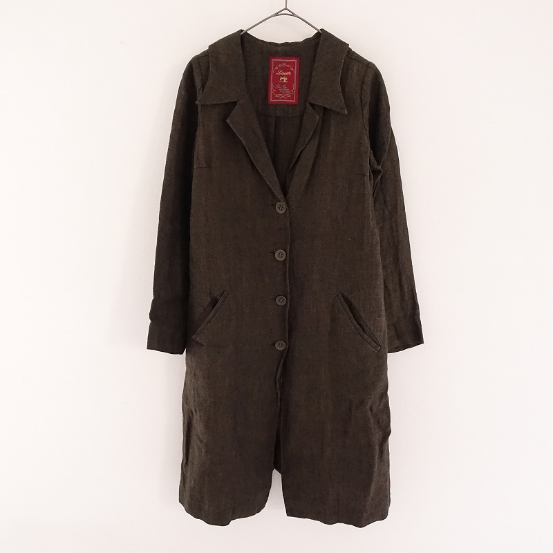 楽天市場】リゼッタ Lisette ウールリネンコート -【中古】【91L91