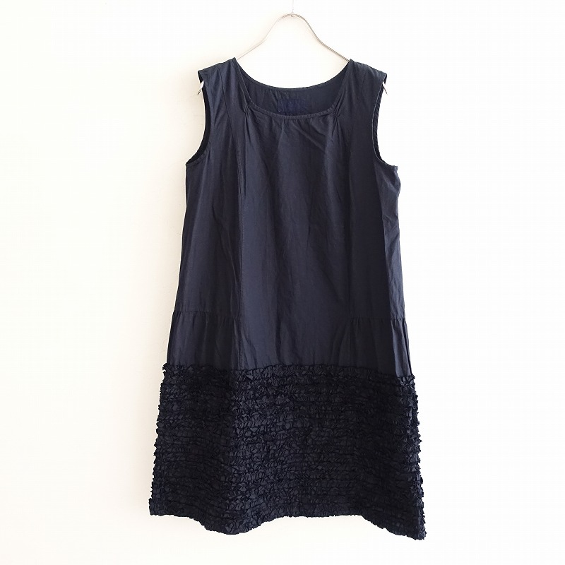 【染】ドーサ DOSA コットンノースリーブフリルワンピース 2 【中古】【40E42】｜ブランド古着買取drop 18,129円