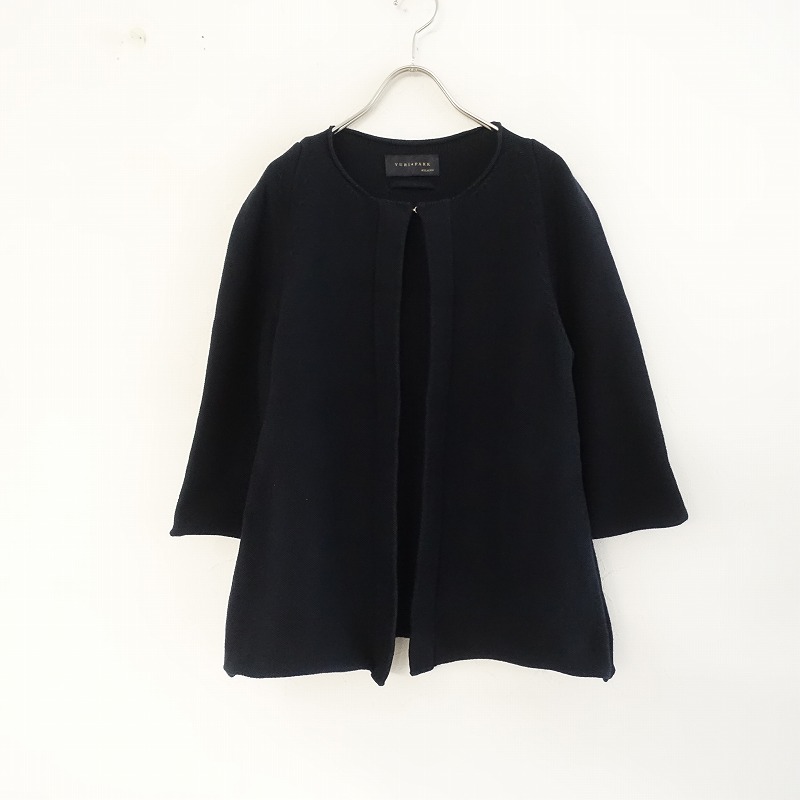 【定価7.5万】ユリパーク YURI+PARK ROE コットンニットカーディガン - 【中古】【32F42】｜ブランド古着買取drop 20,171円