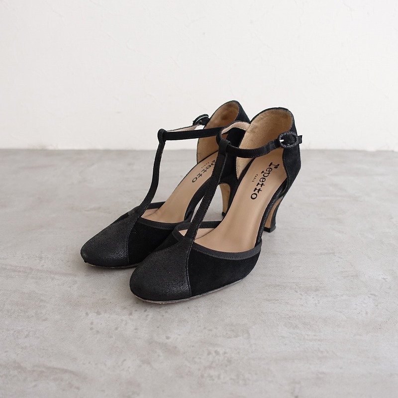 レペットrepetto パテント　Tストラップパンプス　23.5 drop-kaitori_sh5-2309-81