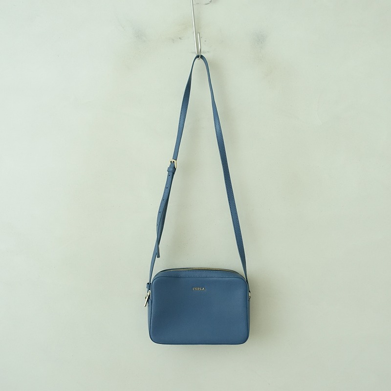フルラ FURLA LILLI クロスボディダブルジッパーバッグ 【中古】【31H42】|ブランド古着買取drop