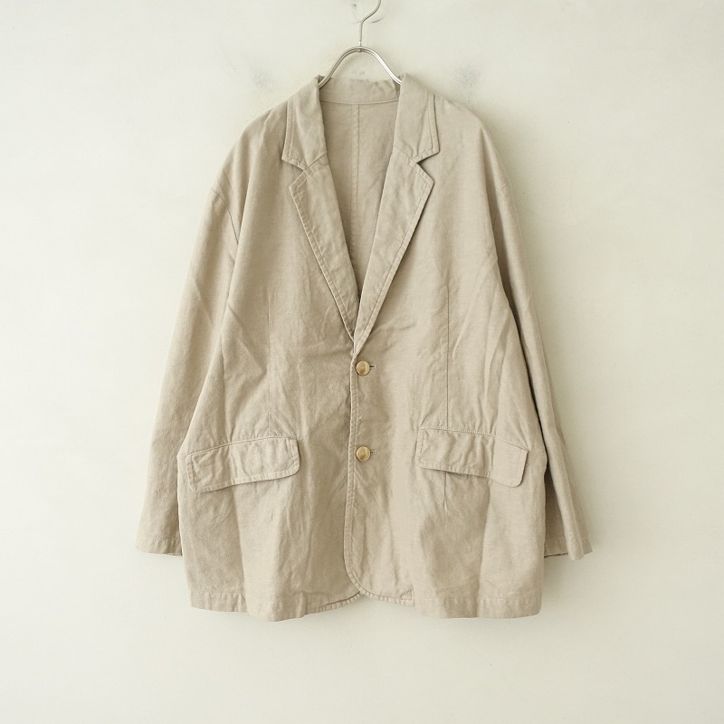 【2023SS/定価3..8万】ネストローブ nest Robe キャンバストラッドジャケット F 【中古】【22H42】｜ブランド古着買取drop