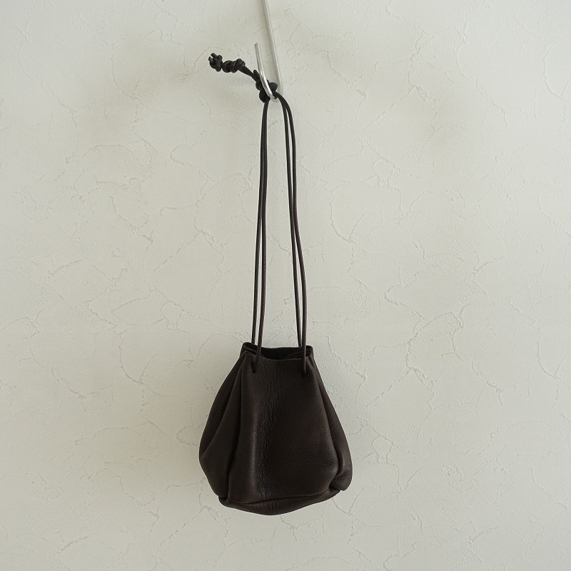 Cokia 【楽天市場】コキア COKIA レザー巾着ポシェット 【中古】【21I42】:ブランド古着買取drop