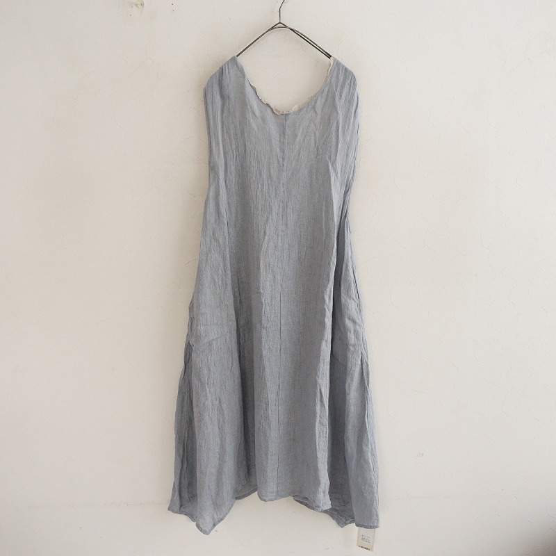 nestRobe＊ネストローブリネンノースリーブワンピースgray 楽天市場】【2023SS/定価2.7万】ネストローブ nest Robe リネン