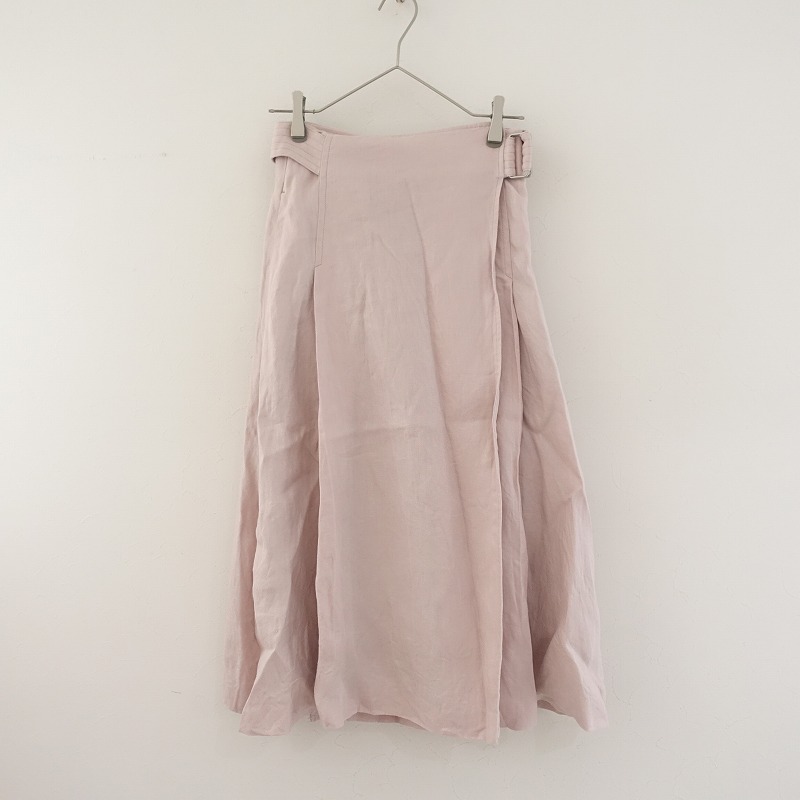 エブール ebure リネンラップロングスカート 36 【中古】【31J42】|ブランド古着買取drop