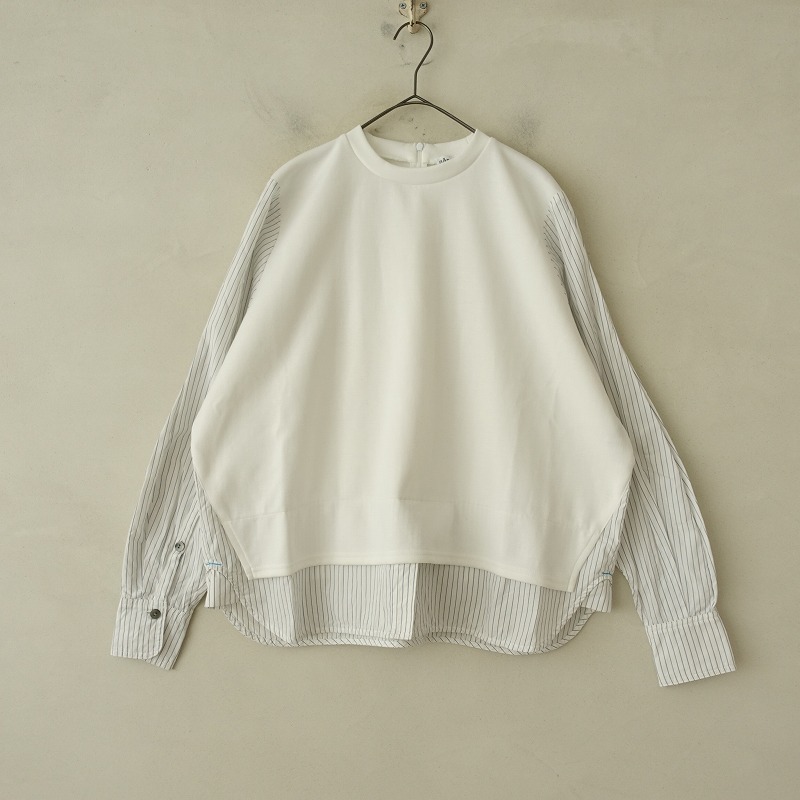 【必要経費2.8万】ナゴンスタンス nagonstans shirts-sleeves pullover  MEDIUM 【中古】【32J42】