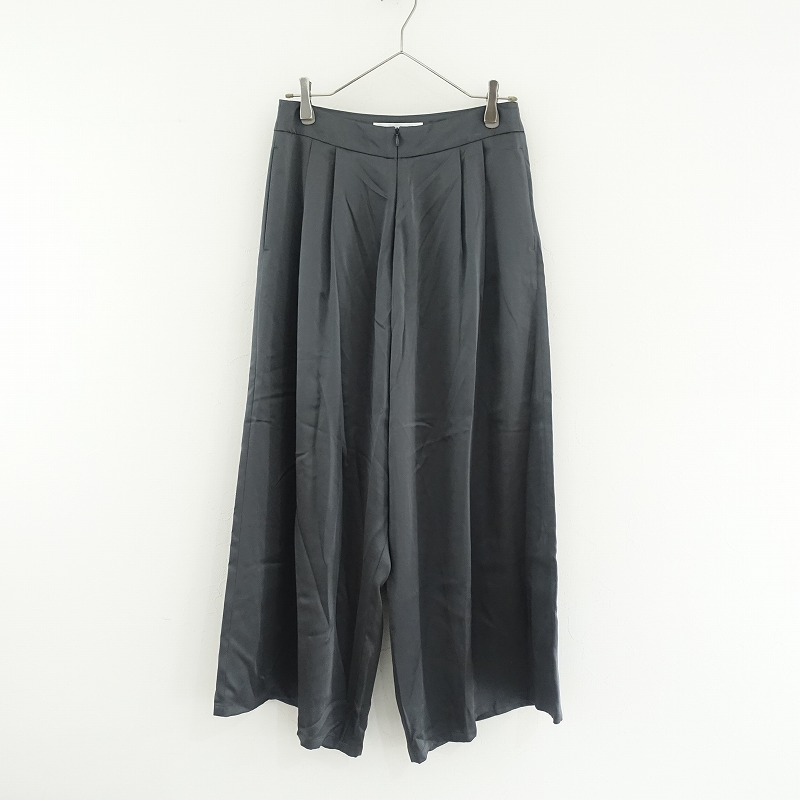 【2023/定価7.3万】イントゥーカ intoca. シルクサテンワイドパンツ 1 【中古】【90K42】