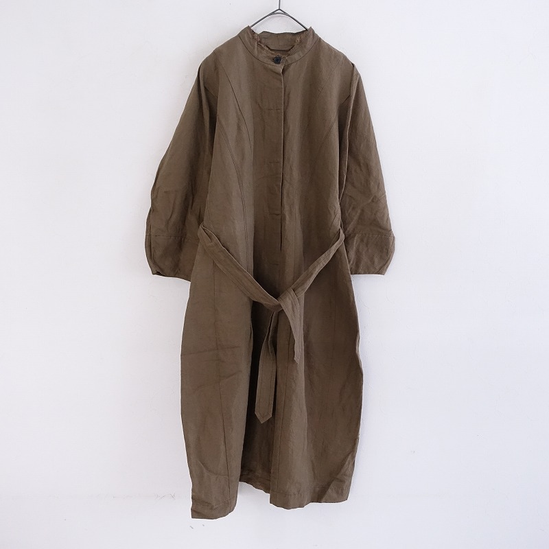 ネイティブヴィレッジ NATIVE VILLAGE コットンリネンロングワンピースコート 【中古】【12L42】｜ブランド古着買取drop