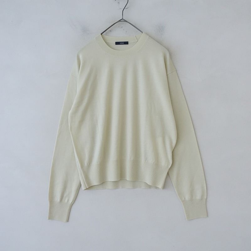 【定価3.6万】イレーヴ YLEVE SUPER FINE 120&rsquo;S WOOL KN P/O ウールニットプルオーバー 1 【中古】【42A52】｜ブランド古着買取drop