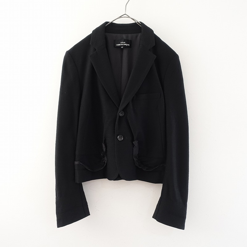 コムデギャルソン 丸襟ジャケット COMME des GARCONS GIRL - 2022AW コムデギャルソンガール
