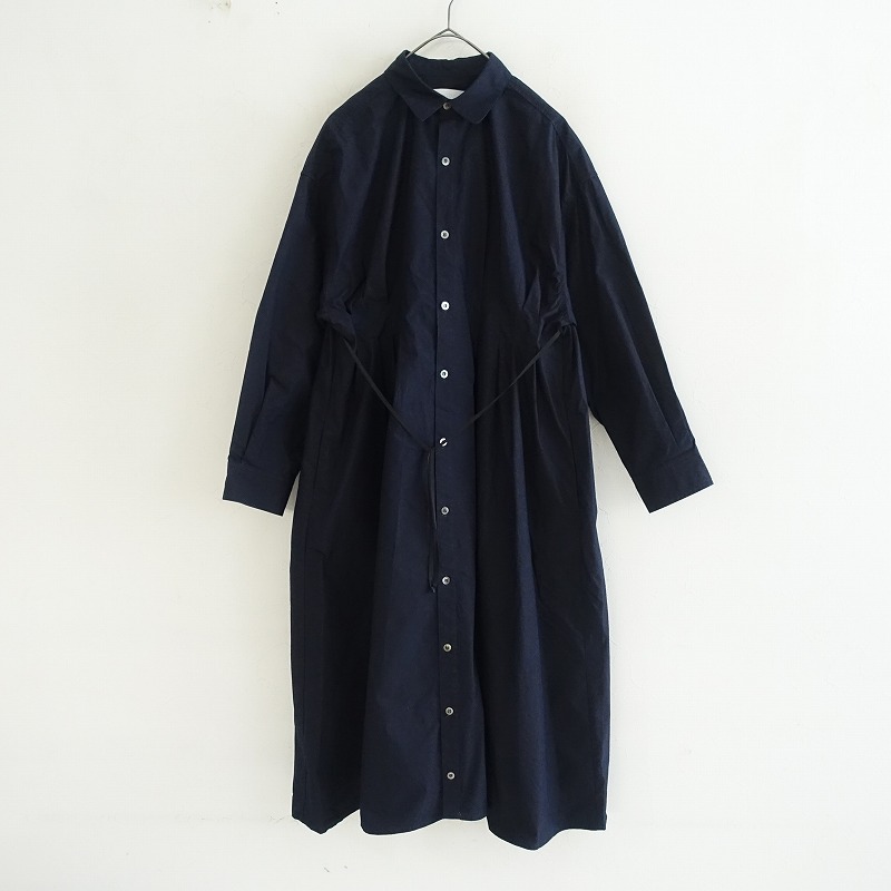 【2023AW/定価4.2万】アシードンクラウド ASEEDONCLOUD インディゴ染タックワンピース F 【中古】【92C52】|ブランド古着買取drop